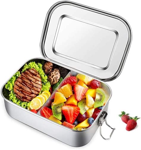 amazon steel lunch box|lunch box steel for school.